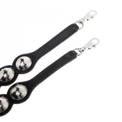 Pre Owned Hermes Black Calf Leather Passage Cloute Bag Strap