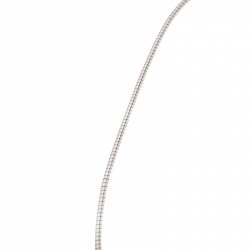 Pre Owned Hermes Pop H Black Lacquer Palladium Plated Pendant