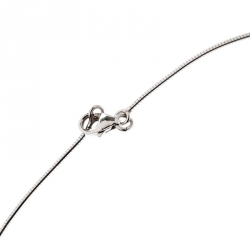 Pre Owned Hermes Pop H Black Lacquer Palladium Plated Pendant