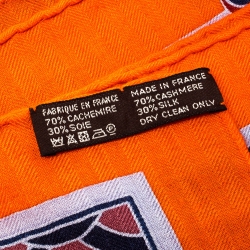 Pre Owned Hermes Collection Imperiales Multicolor Silk Twill Scarf 