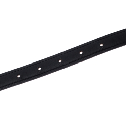 Pre Owned Hermes Black/Orange Leather Reversible Belt