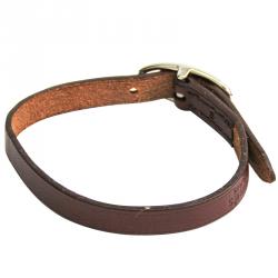 Pre Owned Hermes Hapi II Black Barenia Leather Palladium Bracelet