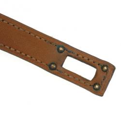 Pre Owned Hermès Black Kelly Double Tour Leather Bracelet