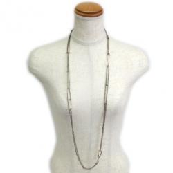 مملوكة مسبقًا Hermes Long Chaîne d'Ancre Silver Necklace