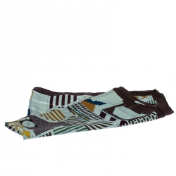 Pre Owned Hermes Multicolor Silk Promenade au Faubourg Scarf