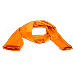 Silk scarf Hermès Orange in Silk - 13496524