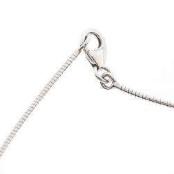 Pre Owned Hermes Pop H Purple Lacquer Palladium Plated Pendant