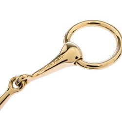 Pre Owned Hermes Mors Permabrass Sans Plomb Scarf Ring
