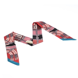 Pre Owned Hermes Multicolor Mors A Jouets Silk Twilly