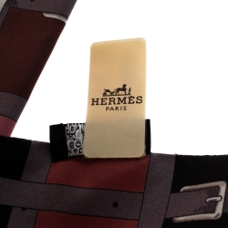 Pre Owned Hermes Multicolor Mors A Jouets Silk Twilly