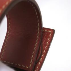 مملوكة مسبقًا Hermès Brown Veau Leather Bracelet