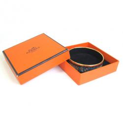 مملوكة مسبقًا Hermes Cloisonné Metal Blue Bangle