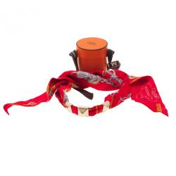 Pre Owned Hermes Bolduc Medor Red Brides de Gala Twilly Bracelet/Necklace