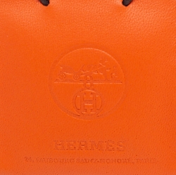 Pre Owned Hermes Milo Leather Shopping Bag Charm