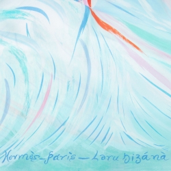 Pre Owned Hermes Multicolor Le Bouclier de la Beaute Silk Scarf