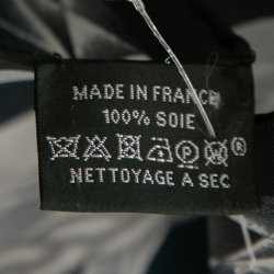 Pre Owned Hermes Marine Blue Robe Du Soir Silk Square Scarf 