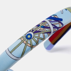Hermes Blue Voitures Exquises Elsa Headband