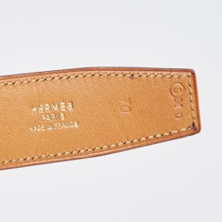 Hermes Vert Bengal Courchevel Leather Kelly adjustable Belt 70CM