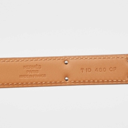 Pre Owned حزام هيرمس كيلي جلد ابسوم وردي 