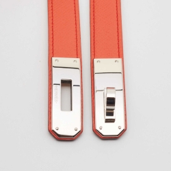 Pre Owned حزام هيرمس كيلي جلد ابسوم وردي 