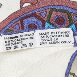 Pre Owned Hermes Multicolor Silk and Cashmere L'Arbre de Vie Scarf