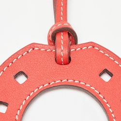 مملوكة مسبقًا Hermes Brique Swift Leather Paddock Fer a Cheval Bag Charm