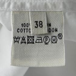 Hermes White Cotton Long Sleeve Button Front Shirt M
