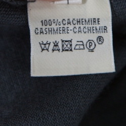 Hermes Teal Blue Cashmere Cinched Waist Button Front Jumpsuit M