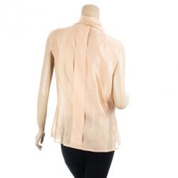 Hermes Front Tie Peach Top XL