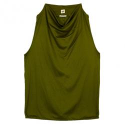 Hermes Draped Neck Tank Top L
