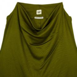 Hermes Draped Neck Tank Top L