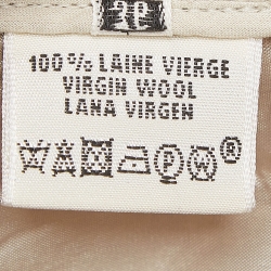 Hermes Light Beige Wool Trousers S