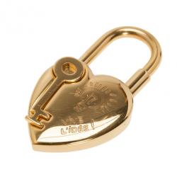 Pre Owned Hermes 2004 La Fantaisie Cadena Charm Padlock