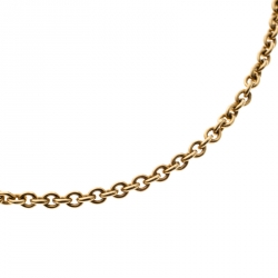 Hermes Chaine d'Ancre Mini 18k Yellow Gold Toggle Bracelet 