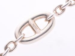 Hermes Silver Hermes Shane Dunkle Long Necklace 