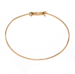 Hermes Chain d'Ancre Ronde 18k Yellow Gold Hook Bracelet SH