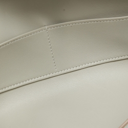Hermès  Gris Perle Tadelakt Leather Egee Clutch