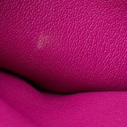 Hermès Bleu Nuit/Rose Pourpre Taurillon Clemence Leather Palladium Finish Birkin 35 Bag