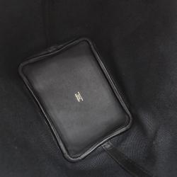 Pre Owned Hermes Black Canvas and Leather Cargo Lock Picotin 18 Tote Bag