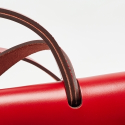 مملوكة مسبق�ًا Hermes Bordeaux/Ficelle/Rouge Piment H Vibration Canvas and Leather Herbag Zip 31 Bag