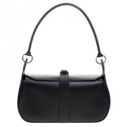 Pre Owned Hermes Black Box Calf Leather Rugby Bag