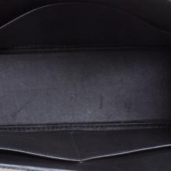 Pre Owned Hermes Black Box Calf Leather Rugby Bag