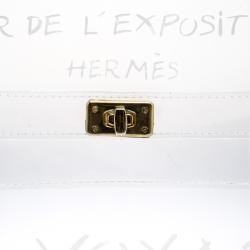 Hermes Clear Vinyl Vintage Kelly Bag
