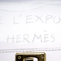 Hermes Clear Vinyl Vintage Kelly Bag