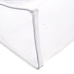Hermes Clear Vinyl Vintage Kelly Bag