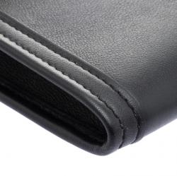 Pre Owned Hermes Black Swift Leather Elan 29 Jige Clutch