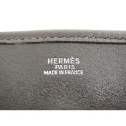 Pre Owned Hermes Bi Color Canvas/Leather Evelyne PM Bag