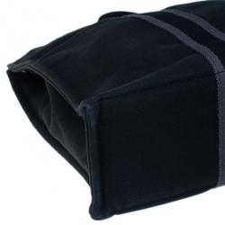 Pre Owned Hermes Black Herline Tote MM