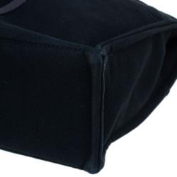 Pre Owned Hermes Black Herline Tote MM