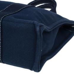 Pre Owned Hermes Navy Blue Herline Tote PM